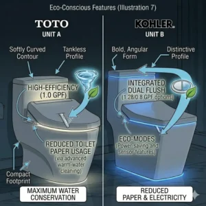 A detailed installation rough-in guide and electrical requirements for toto vs kohler bidet toilets.