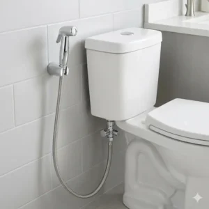 Detailed diagram showing all internal parts of a high-quality hose for toilet bidet.